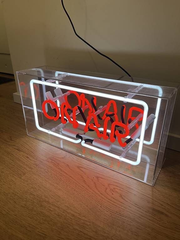 Lampade: "On Air" Neon Zeichen – Usato da Winterthur venduto da mrgarlic 3