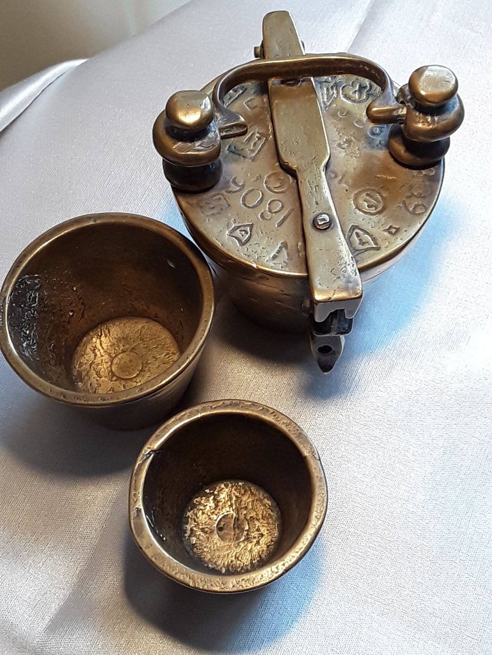 Messen: Antikes Messing Apothekergewicht 19Jhd. – Gebraucht aus Zürich von helsan 1