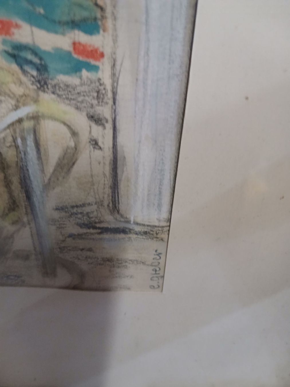 Poster & Bilder: Bild E. Gieber Baustelle mit Kran gerahmt gebraucht – Gebraucht aus Belp von Guadalupe84 4