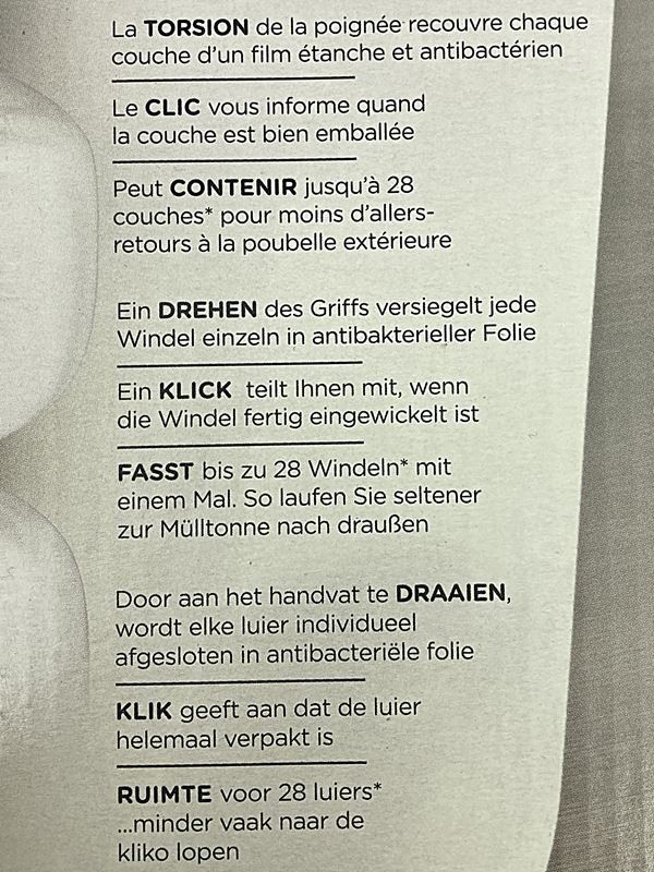 Tommee Tippee Poubelles: TOMMEE TIPPEE | TWIST&CLICK | Windeleimer – Neuf avec emballage d'origine à Wittenbach par Restwert_St-Gallen 4