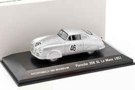 Porsche 356 SL #46 24h LeMans 1951 Mouche / Veullet  silber