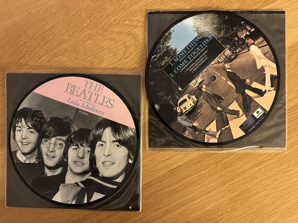 2x Beatles 7” picture discs | Kaufen auf Ricardo