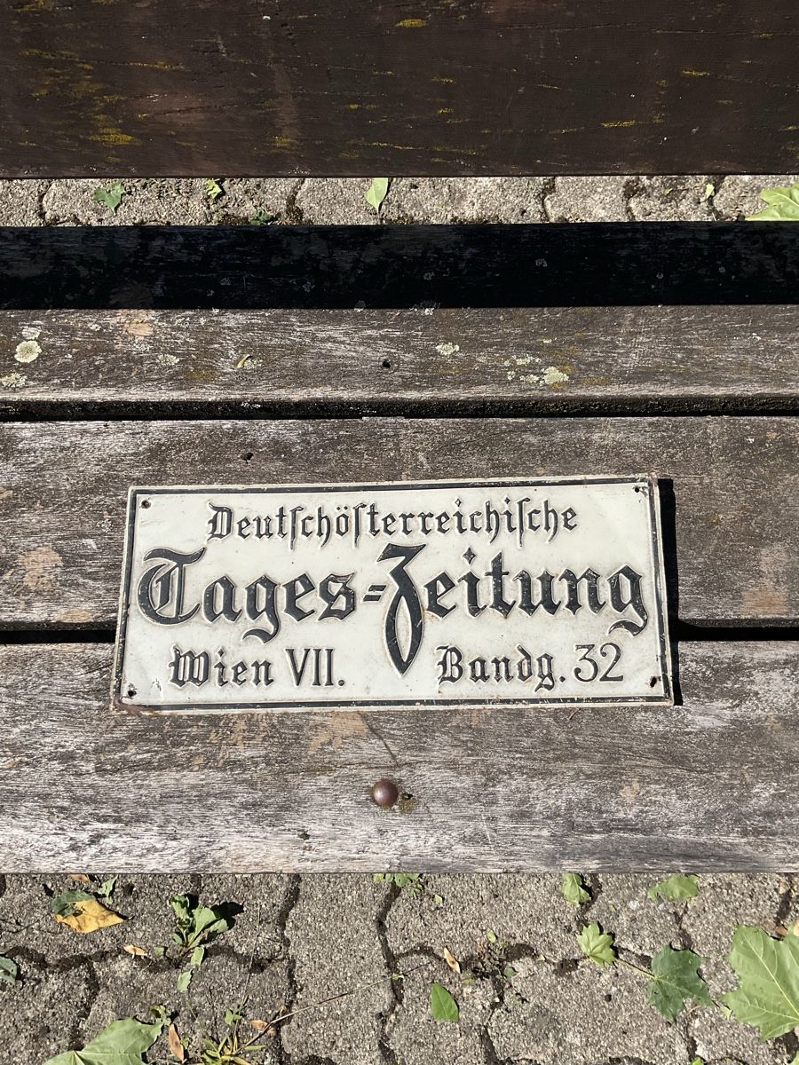 Ecriteaux: Altes Blechschild – D'occasion à Bülach par tom_7lgl
