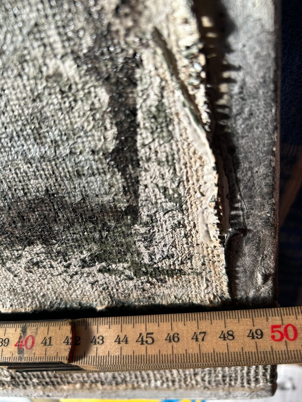 Foto & Immagini: Handgemaltes Leinwandbild mit asiatischem Schriftzeichen – Usato da Dürnten venduto da Kiosk7 2