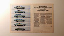 MERCEDES PROGRAMM 1981 - Werbung / Bilddokument / Reklame
