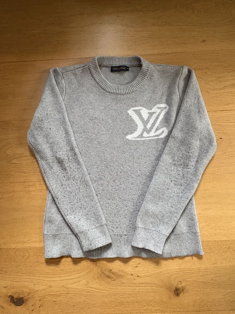 Louis Vuitton Pullover & Sweatshirts: LV Strickpullover Grau – Größe S – Gebraucht aus Langenthal von jud_bf8h