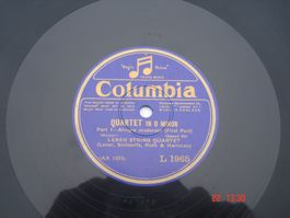 Schellackplatten Mozart Streichquartett d-Moll Nr.15 Op.421