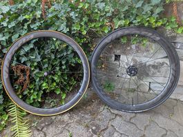Vittoria Qurano 42mm Felgen(Rimbrake) mit Schlauchreifen