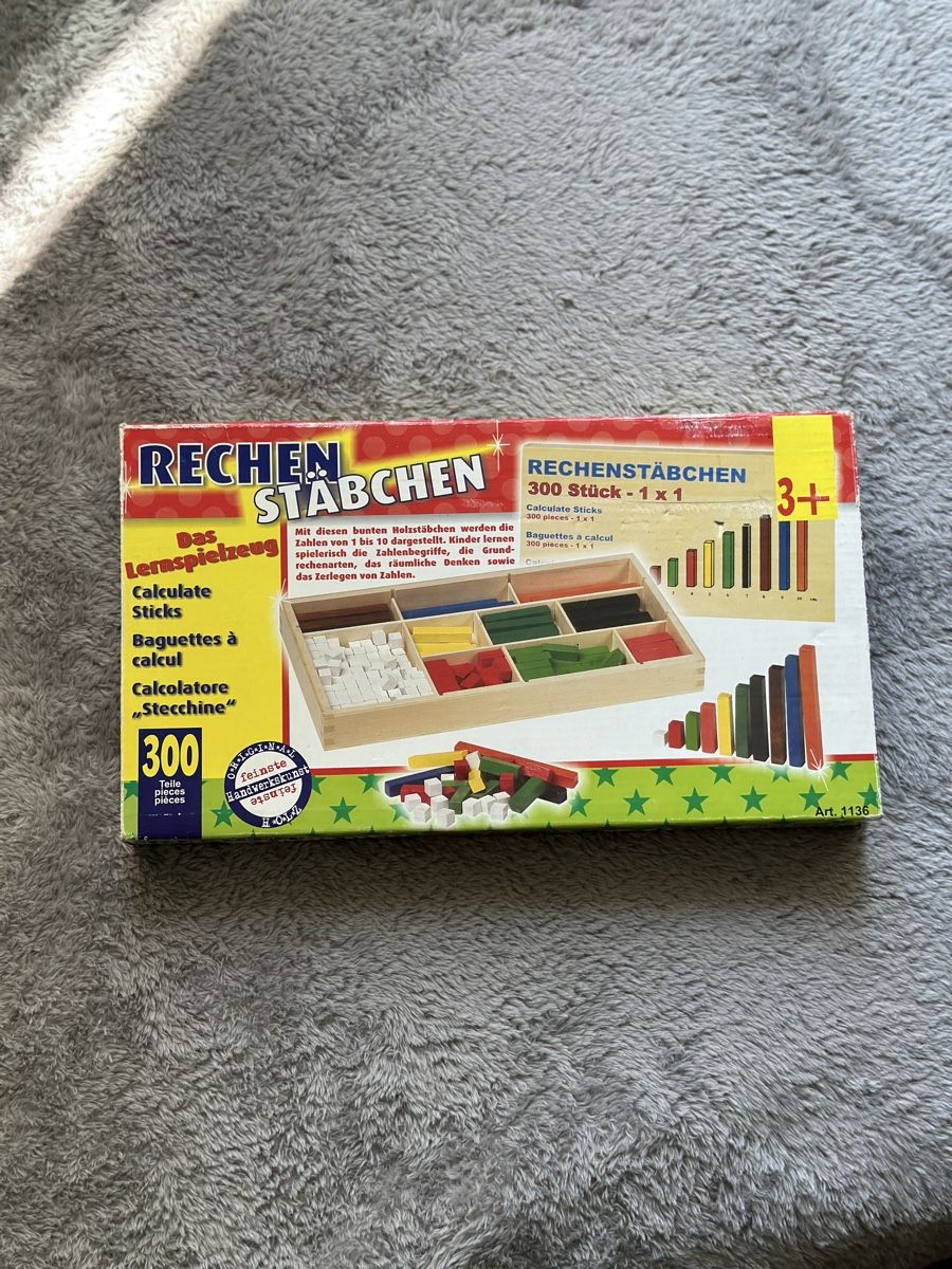 Giocattoli: Rechenstäbchen 300 Stücke Holz 1x1 – Nuovo (secondo la descrizione) da Zürich venduto da siboney 3