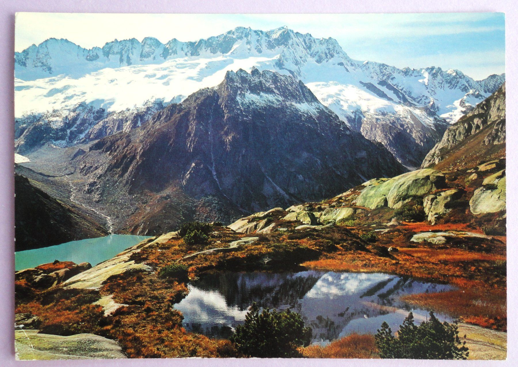 Cartoline postali: Göscheneralp mit Dammastock – Difettoso da Fétigny venduto da Billy2miny