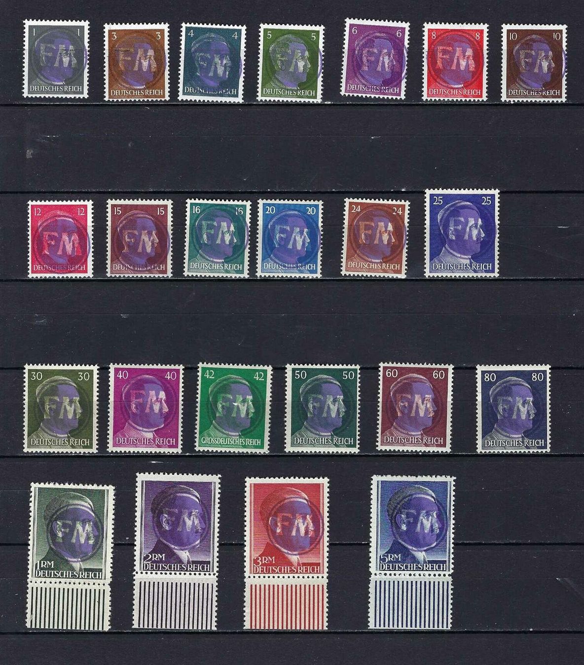 Tutti i francobolli: Lokalausgabe Fredersdorf 1- 23 ** – Nuovo e nell'imballaggio originale da Altstätten SG venduto da euro010