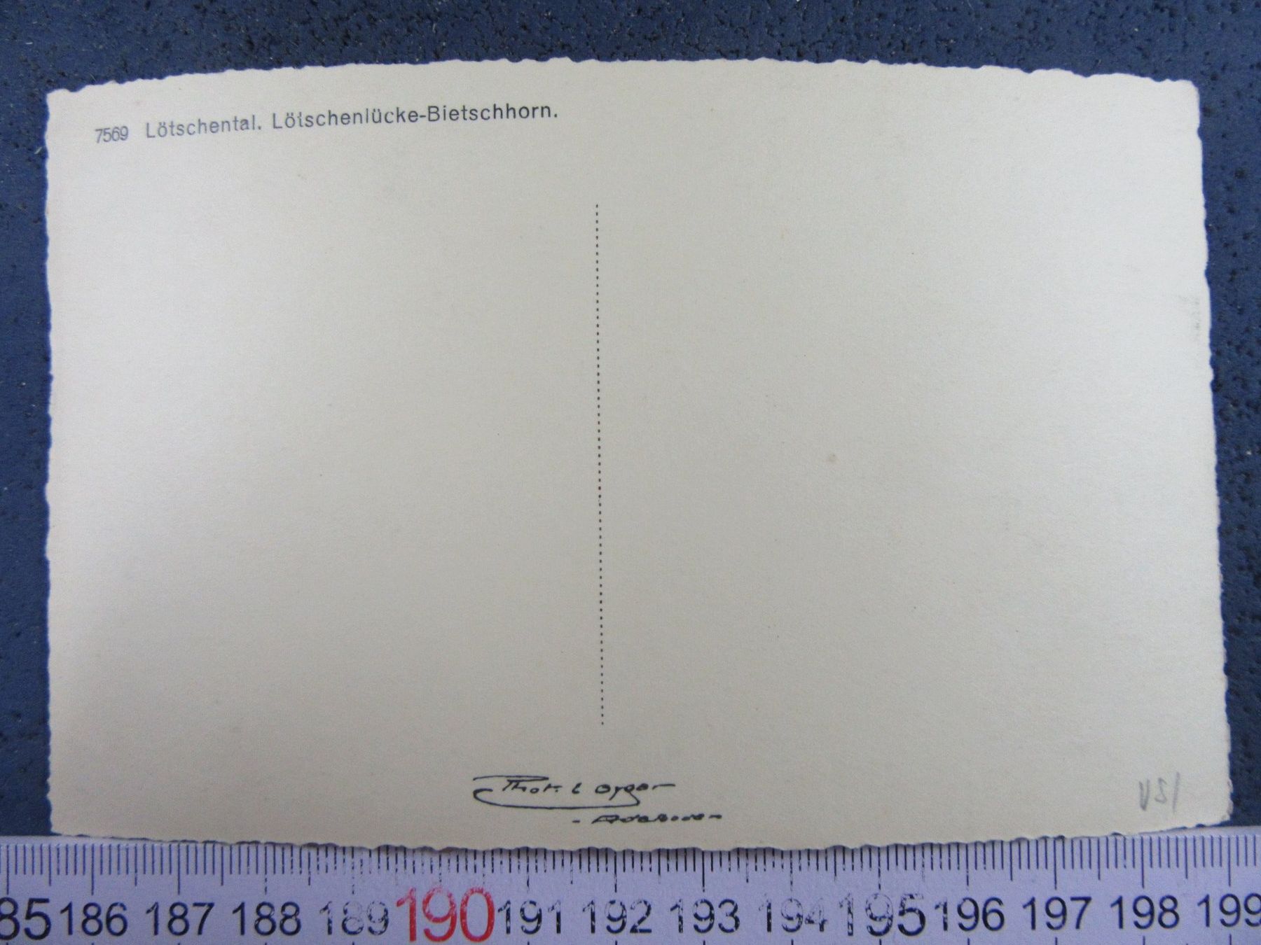 Cartoline postali: LÖTSCHENTAL LÖTSCHENLÜCKE BIETSCHHORN VS AK – Usato da Ettingen venduto da Hausi4711 2