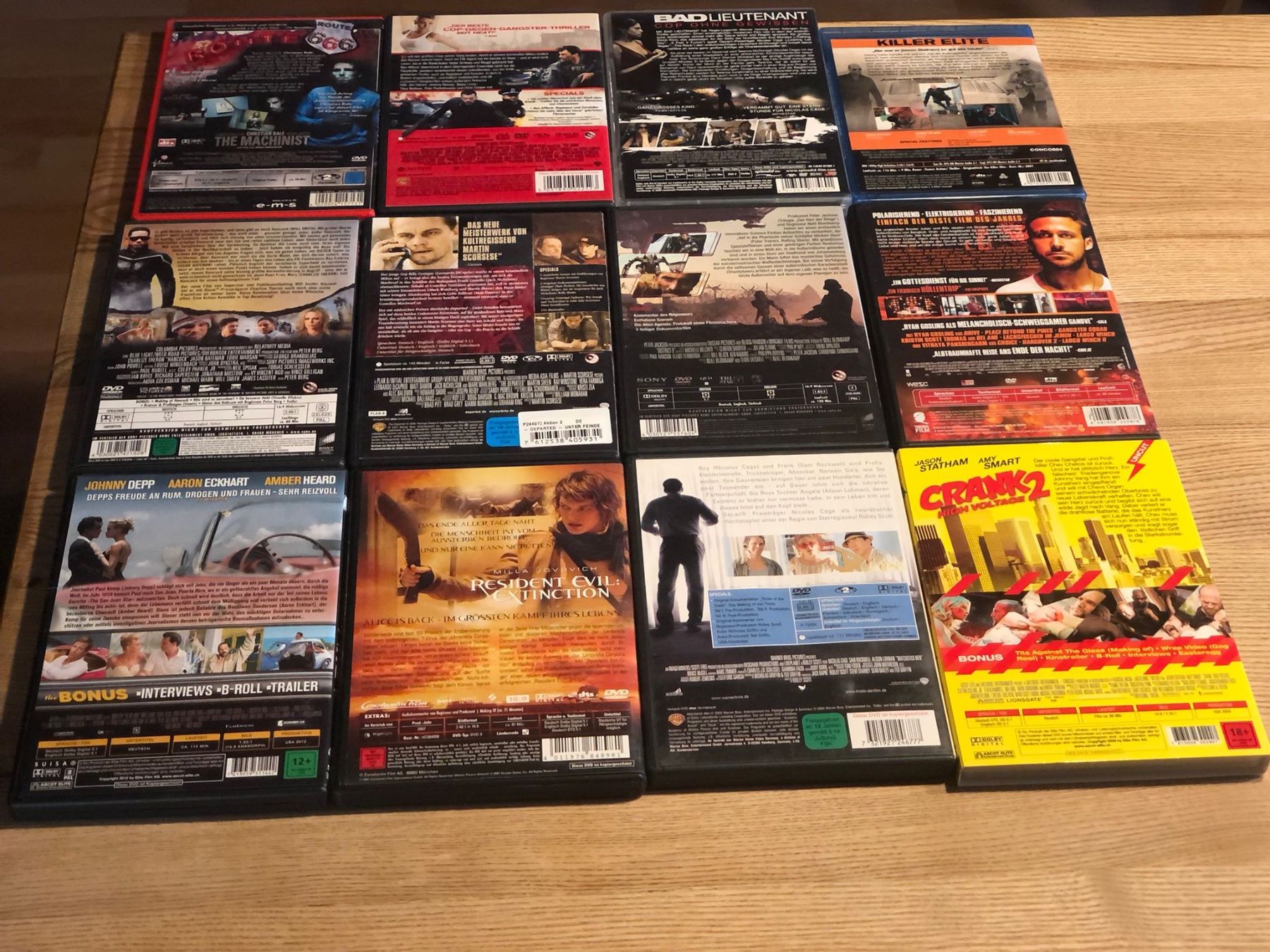 Tutti i DVDs: 12 diverse Action Filme – Usato da Röschenz venduto da Tashroal 1