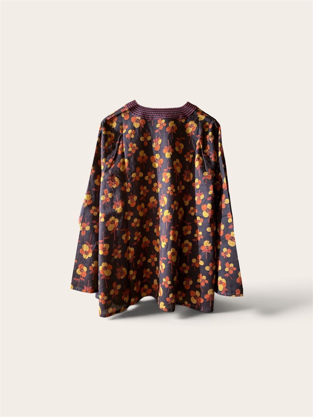 Gudrun Sjöden Chemisiers: Gudrun Sjödén - Damen Bluse Grösse L / Blumenmuster – Neuf (Voir description) à Kiental par gali_72 1