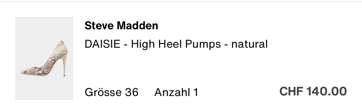 Steve Madden Scarpe da donna: STEVE MADDEN HIGH HEELS SNAKEPRINT GR. 36 – Nuovo (secondo la descrizione) da Rorschacherberg venduto da drdupor 1