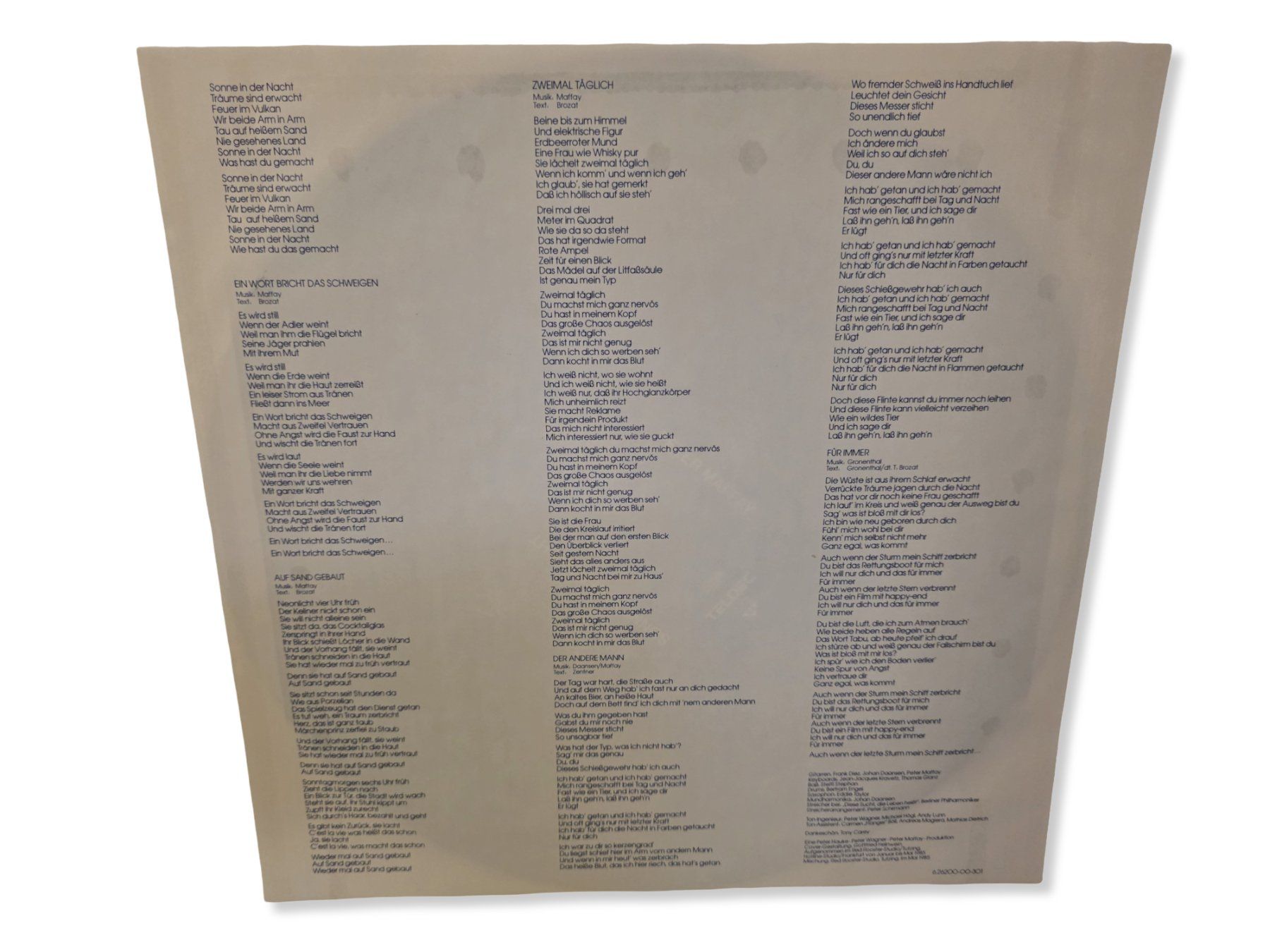 Dischi in vinile: LP "Sonne in der Nacht" von Peter Maffay – Usato da Oberdorf SO venduto da julian027 2