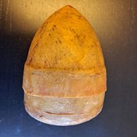 alte Tuareg Medizin/Kräuter Dose aus Kamelhaut Original
