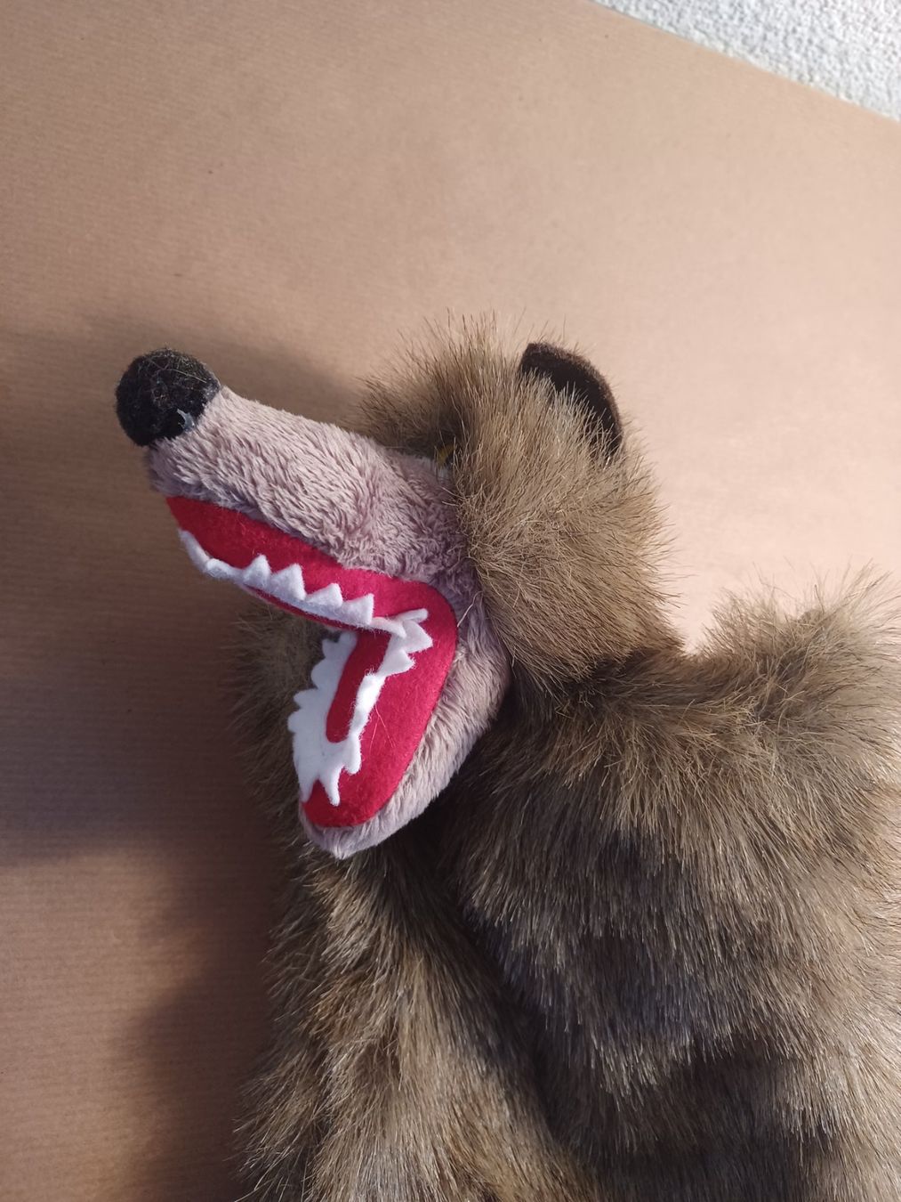 Bambole: 3 seltene KERSA Handpuppen . Wolf-Jäger-Grossmutter – Usato da Hagendorn venduto da siwasi3 4