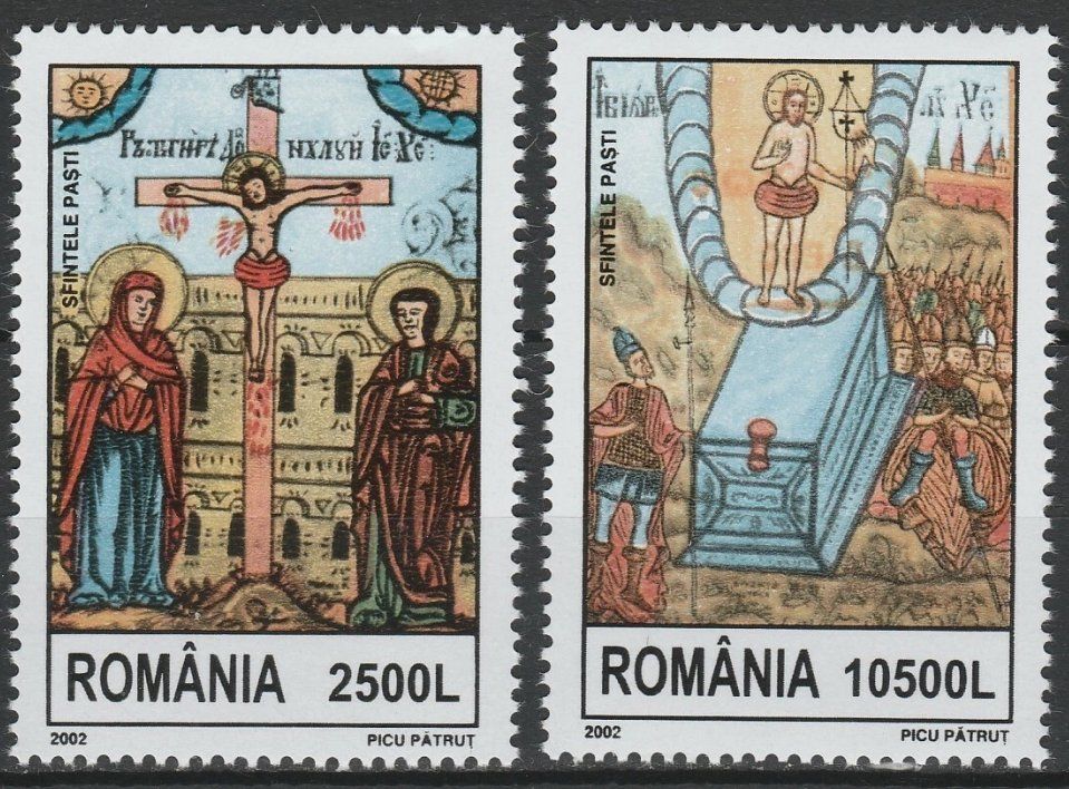 Tutti i francobolli: Rumänien 2002 Ostern postfrisch – Nuovo (secondo la descrizione) da Lausanne venduto da dsi_7l2q