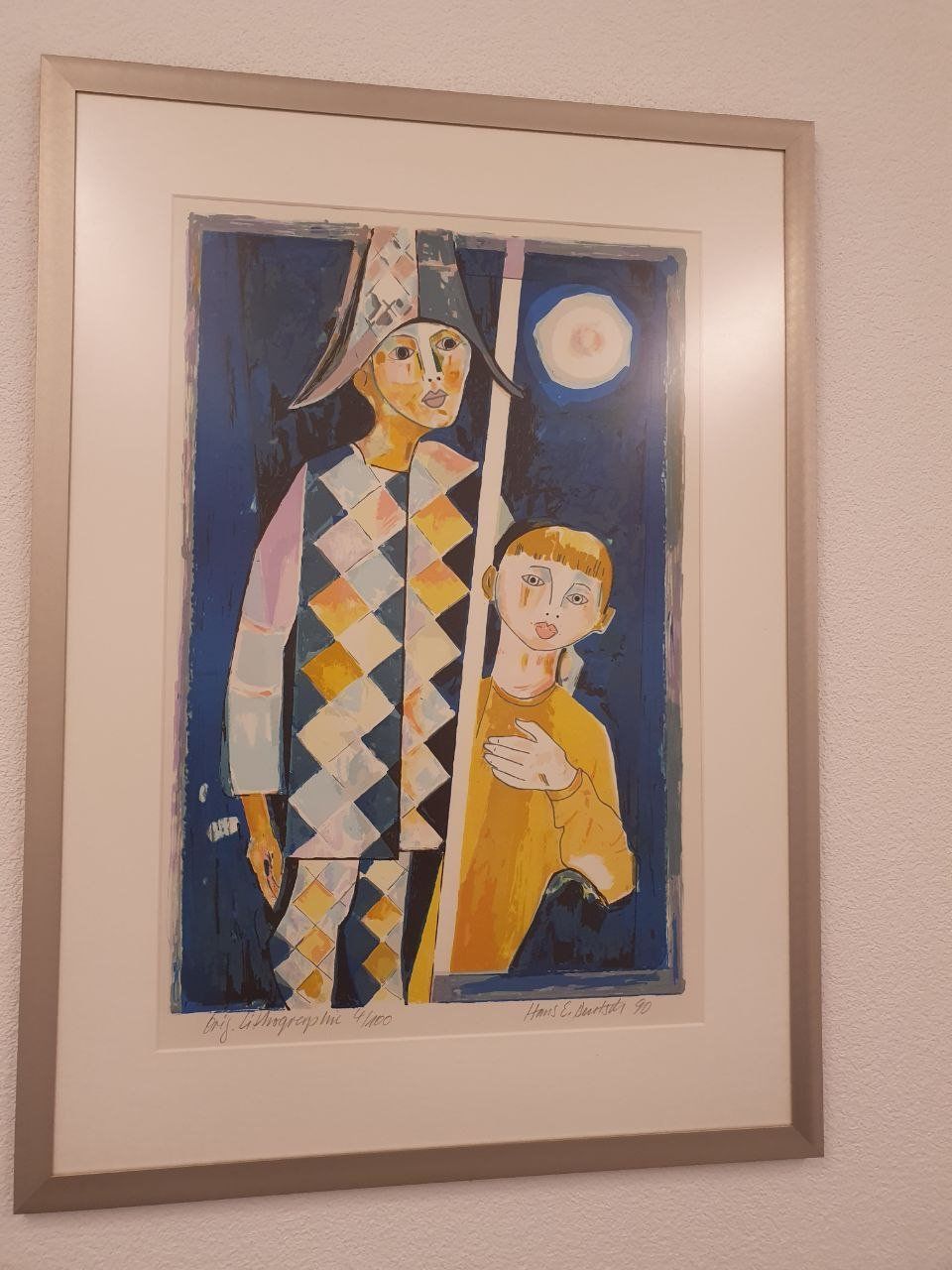 Grafica & Litografie: Hans E. Deusch Original Lithographie 4/100 / "Harlekin" – Usato da Speicher venduto da Ramtha1