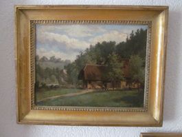Karl Christian WYMANN - MORY  1836-1898 Oel auf Hartplatte