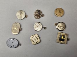 Lot (no4) de 9 mouvements de montre