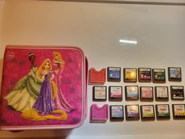 Lot de jeux Nintendo DS + pochette nintendo Disney Princesse