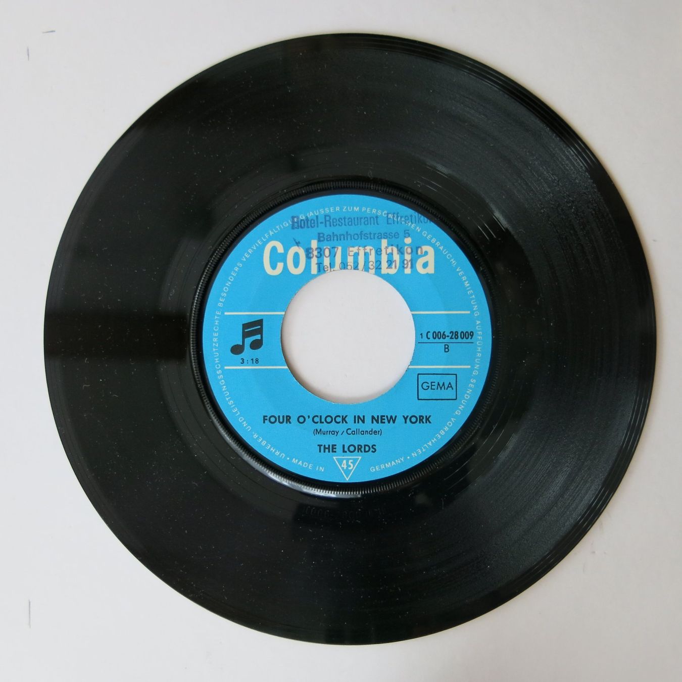 Schallplatten: Vinyl Single The Lords – Gebraucht aus Bözen von Keramik22 3
