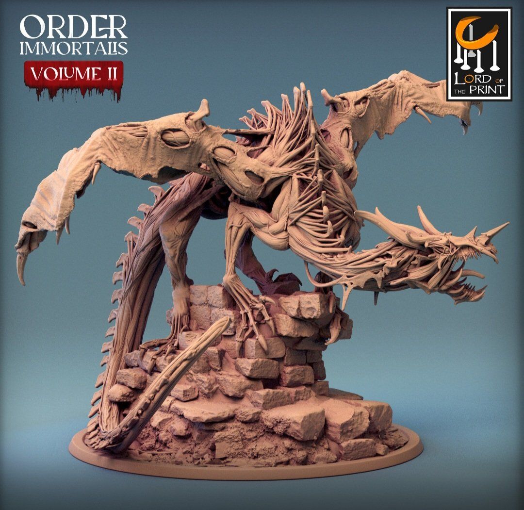 Statuette: Untoter Zombie Drache Warhammer D&D Resin – Nuovo (secondo la descrizione) da Basel venduto da BebbiFett