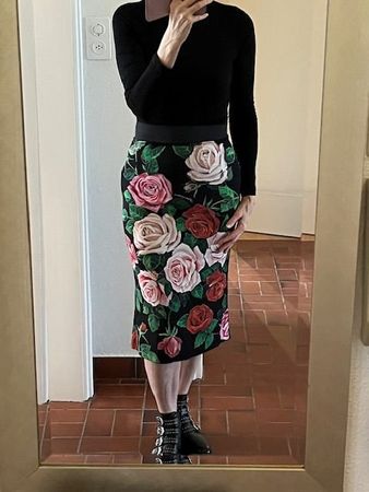 Seidenrock von Dolce & Gabbana, Gr.34/36 - Neuwertig
