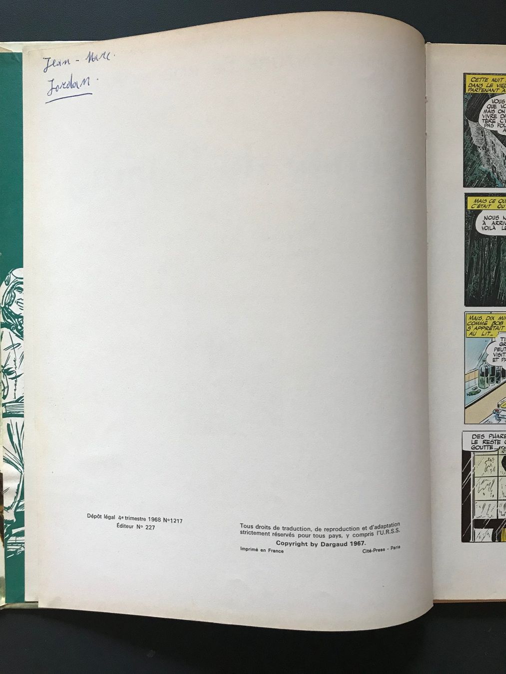 BD: Bob Morane - L^épée du Paladin - 1968 – D'occasion à Commugny par Alexnicolas11 2