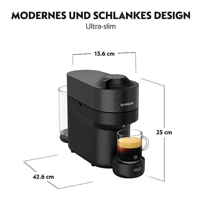 De'Longhi Macchine per caffè & Macchine per espresso: DELONGHI NESPRESSO Vertuo Pop Schwarz – Nuovo e nell'imballaggio originale da Adliswil venduto da matteor.greco 1