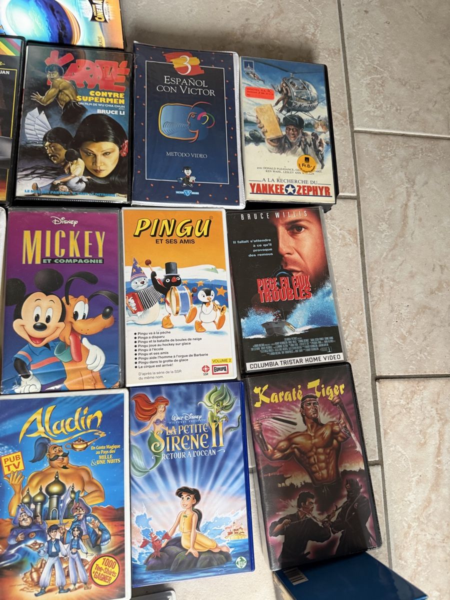 Tutti i VHS: 61x cassette video VHS – Usato da Courtételle venduto da claude41 6