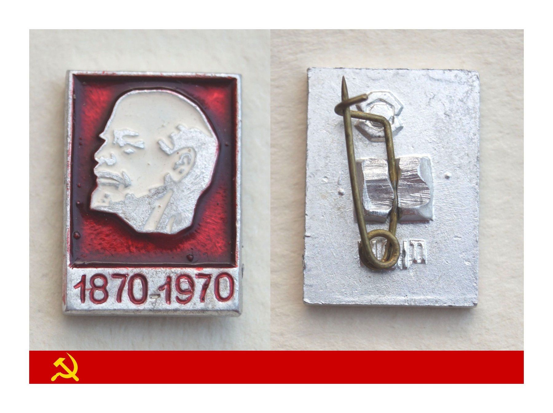 Placchette & Badge: Vladimir Ilic Lenin – Usato da Flamatt venduto da samowarow