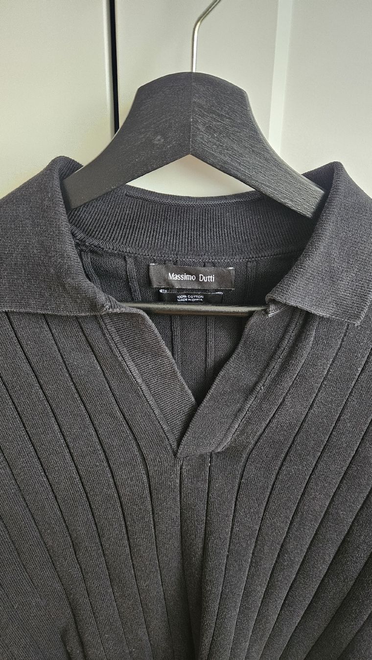 Massimo Dutti Magliette Polo: Massimo Dutti Poloshirt Schwarz, Grösse S – Usato da Wetzikon ZH venduto da ELIVNE 1