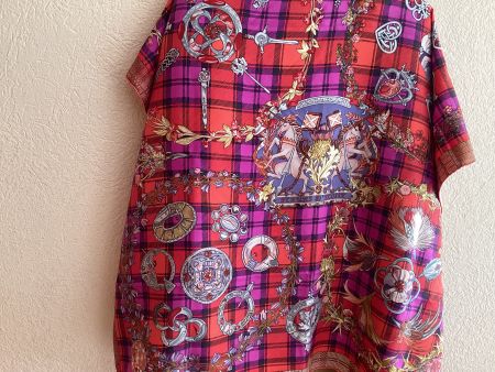 Hermès foulard : Fleurs D’Ecosse  NEUF