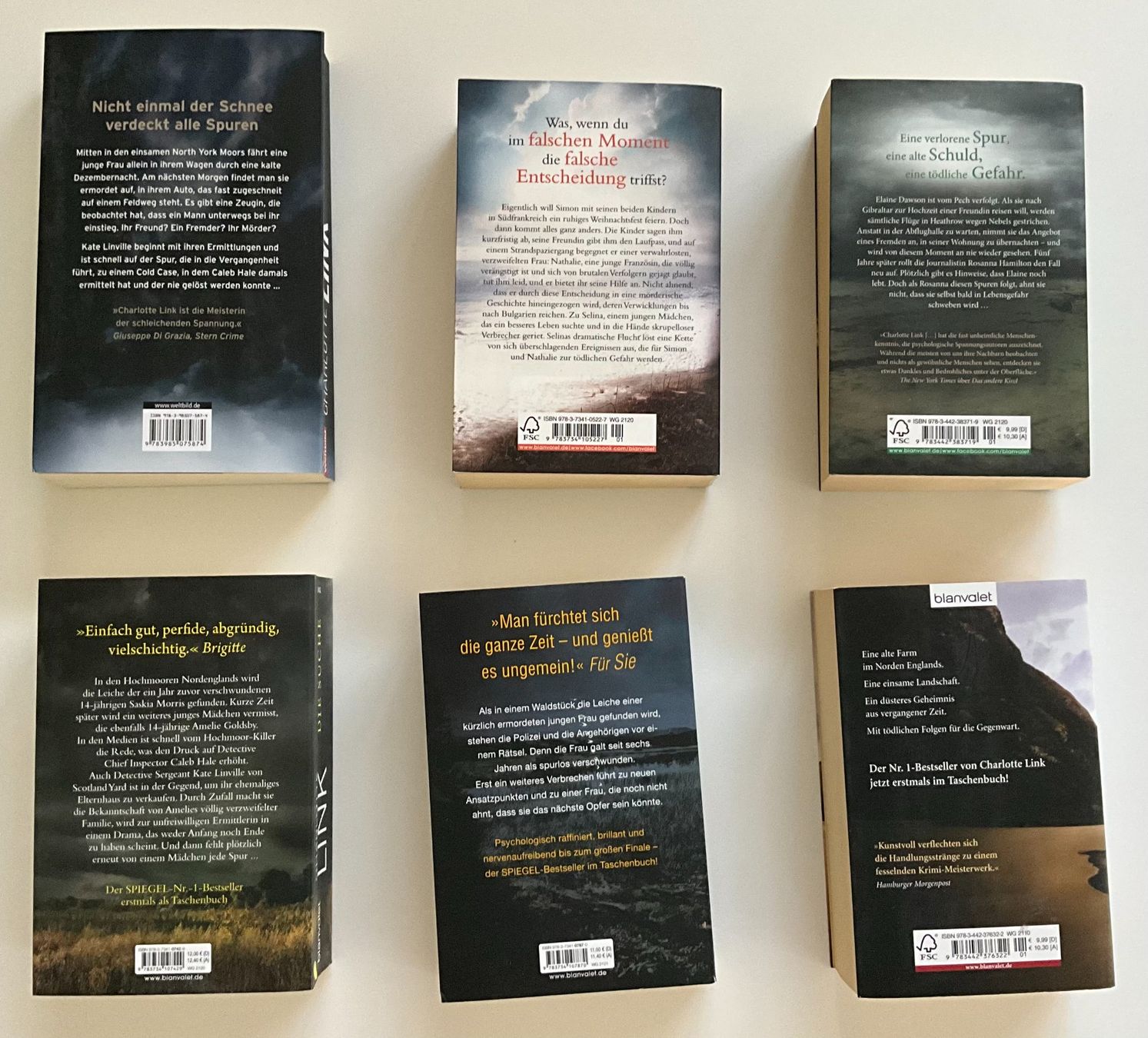 Libri: 6 x Charlotte Link – Usato da Wettingen venduto da Firstnicca 1