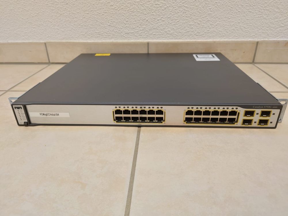 Cisco Catalyst 3750G Series 24 Port managed Switch (Rack) (Gebraucht ...