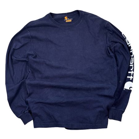 Carhartt Langarm Shirt Blau Grösse S