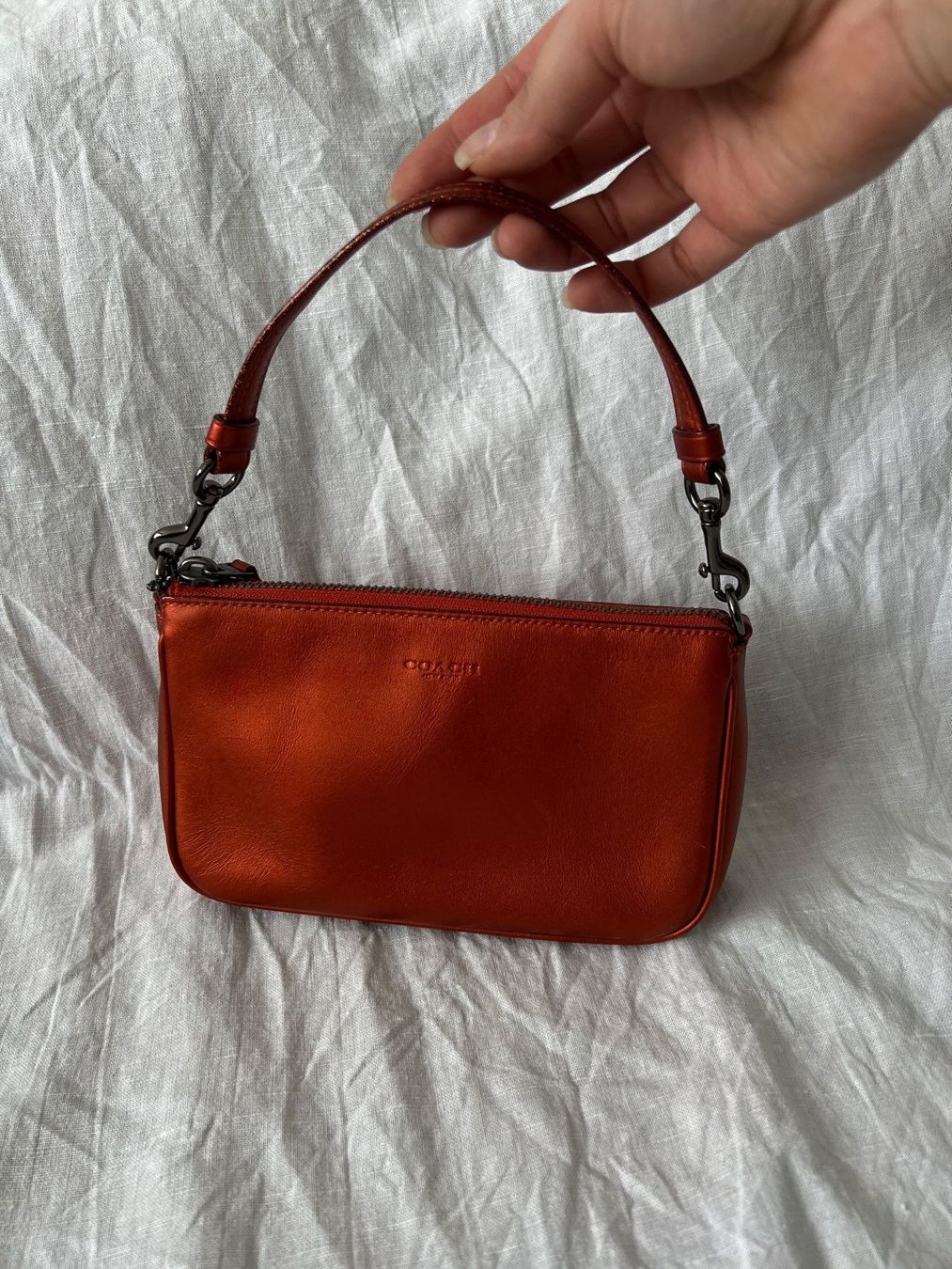 Coach Taschen für Damen: COACH Clutch - Kupferfarben - Leder – Gebraucht aus Biberist von pin_ywg6