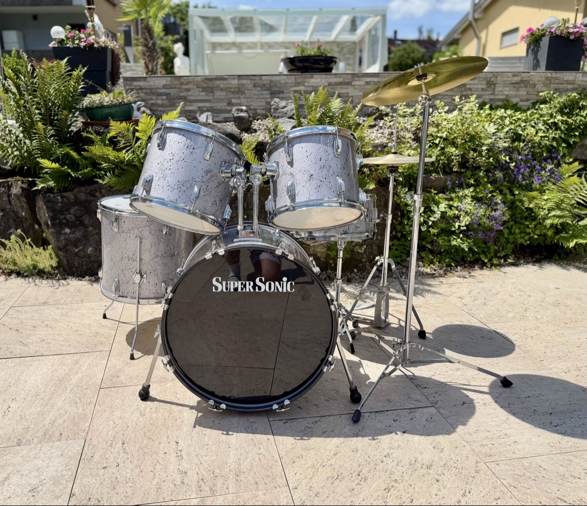 Strumenti musicali: SuperSonic Schlagzeug neu lackiert – Nuovo (secondo la descrizione) da Malters venduto da Nelio_Fuchs 5