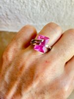 Pinkfarbener Ring LIGHTFULL (56)