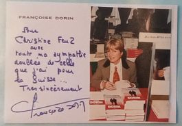 Françoise Dorin 1928-2018 Autogramm signiert Karte 10x15cm