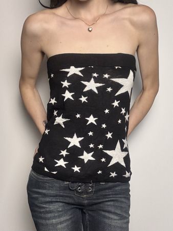 bandeau top with stars