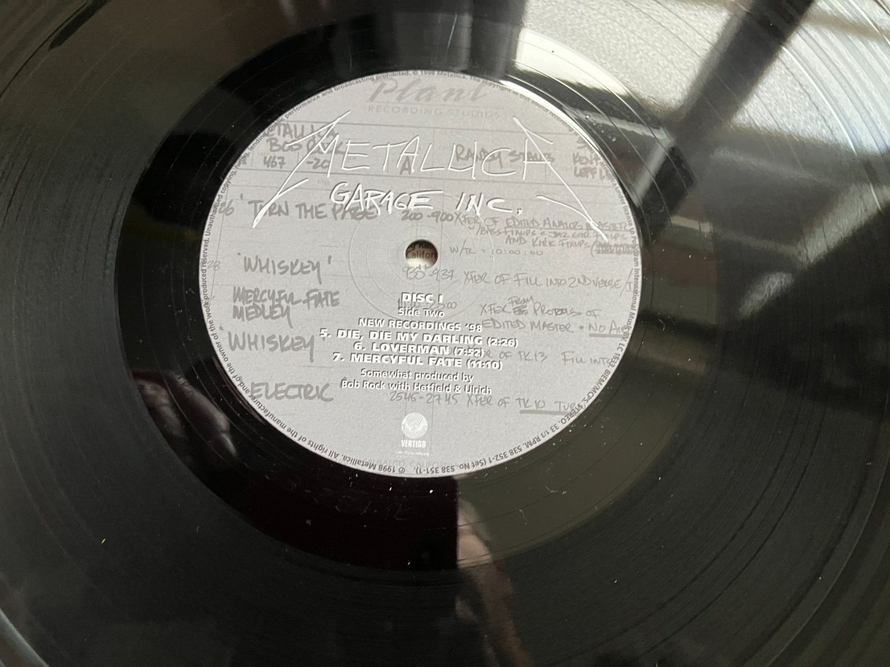 Vinyles: Metallica – D'occasion à Aarwangen par Jukebox3 6