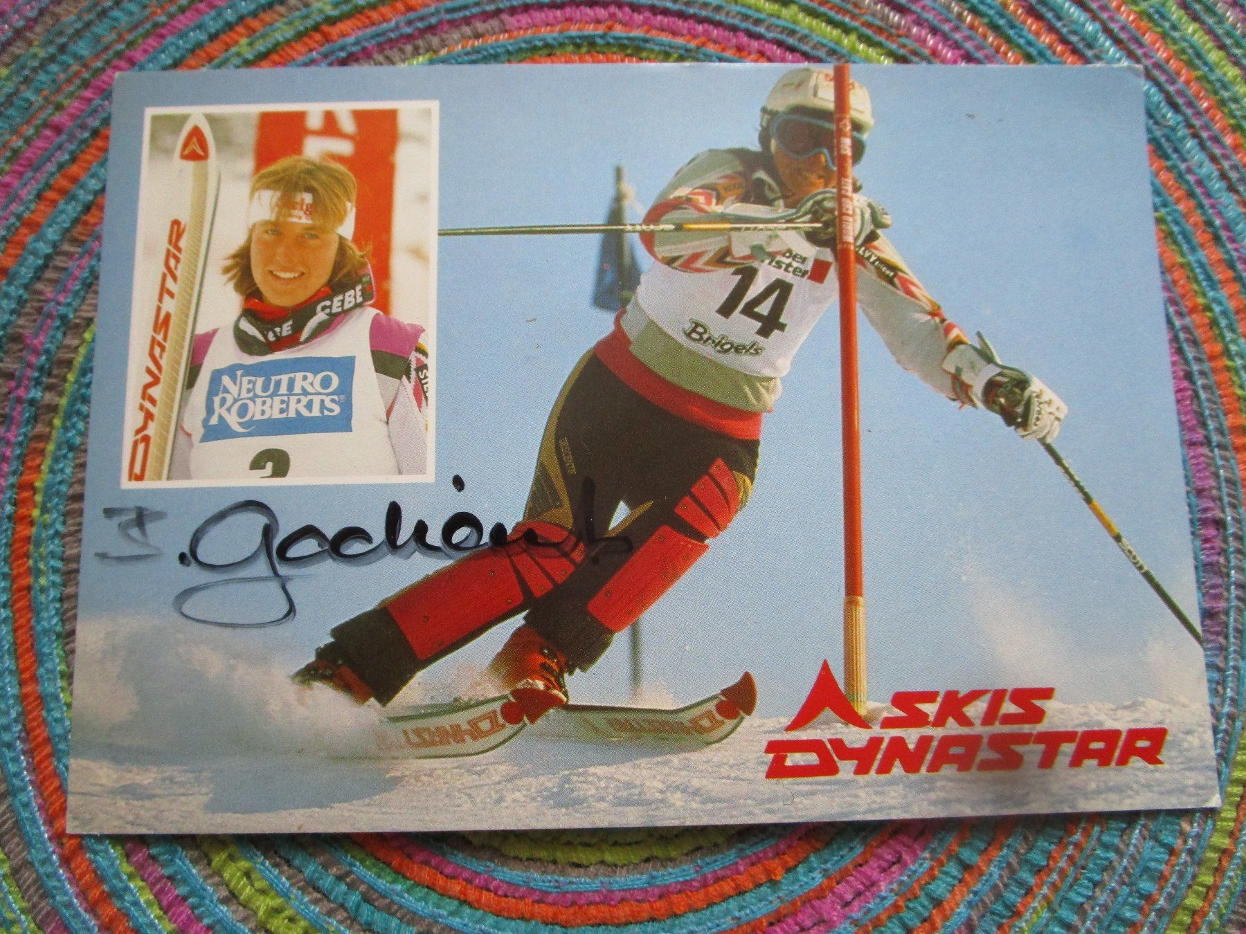 Autografi: BRIGITTE GADIENT SKIFAHRERIN ORIGINAL AUTOGRAMM – Usato da GUTENSWIL venduto da Alpina6