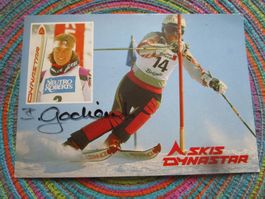 BRIGITTE GADIENT SKIFAHRERIN ORIGINAL AUTOGRAMM