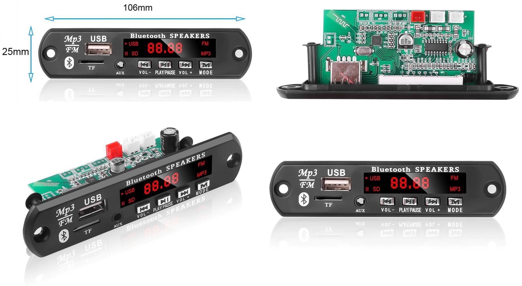 Amplificatori: Mini Amplificateur 2x25W, Bluetooth, USB – Nuovo (secondo la descrizione) da Yverdon-les-Bains venduto da rogi80 8