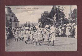 ST. GALLEN - Jugendfest - Armbrustschützen - 1909