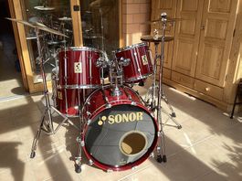 Komplettes Schlagzeug Sonor Force 3000 (Kesselsatz NEU)